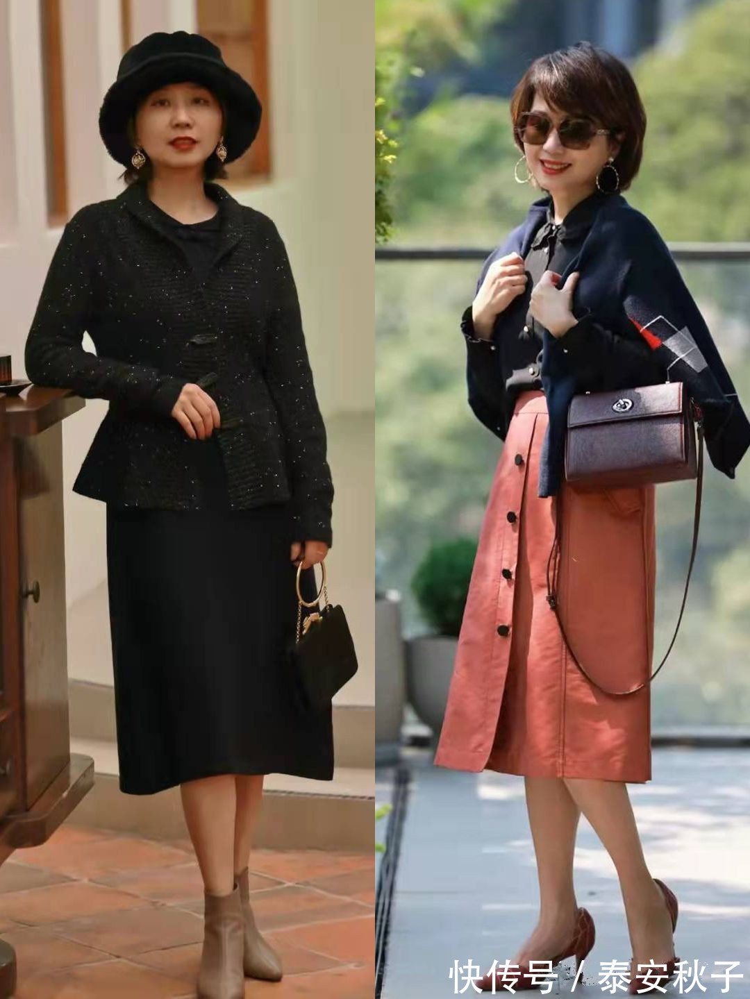 连衣裙|岁月从不败美人!借鉴中年博主的高级感穿搭:50岁依旧优雅漂亮!