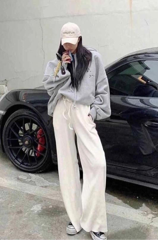 “阔腿裤”输惨了会藏肉的“云朵裤”也太显瘦了吧