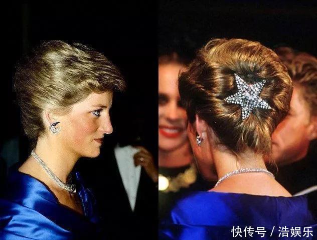 戴妃最具现代的一套首饰，都选择露肩礼服与之搭配，雍容华贵