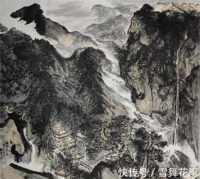 昏晓！用水墨为泰山存照立传——评著名画家刘罡泰山主题系列山水画