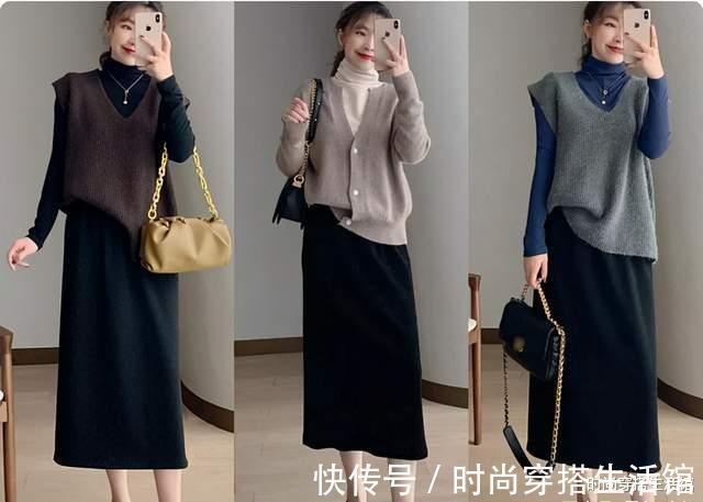 百褶裙|突然又火了一种裙子,叫“半身裙”,显瘦减龄有气质,谁穿谁美!