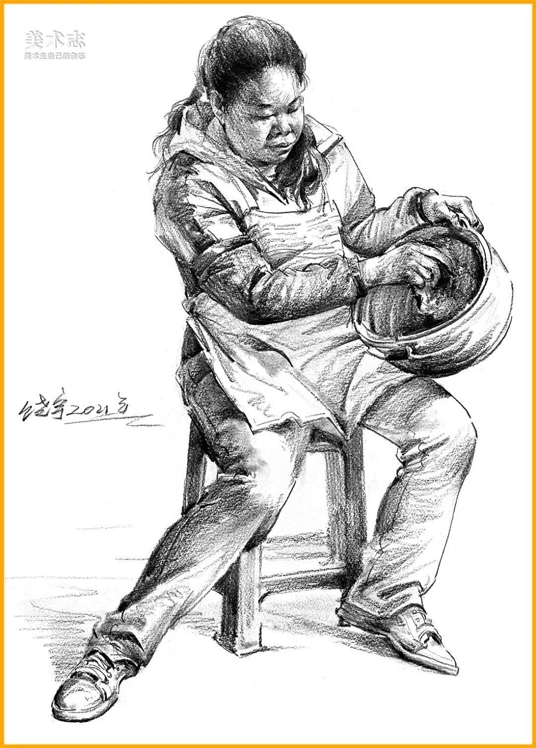 老师&想画好速写就要多发现生活中的美和感人瞬间!