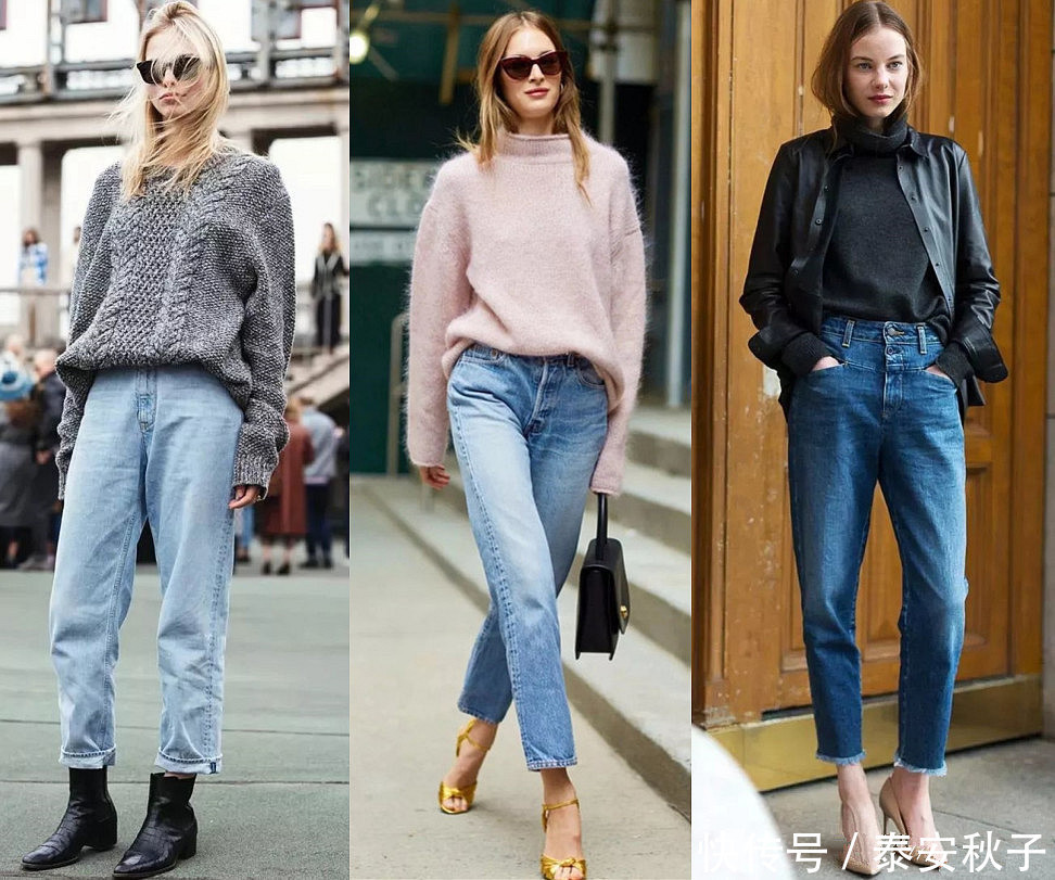 女人|不追求甜美!深冬超火“毛衣+奶奶裤”穿搭:演绎帅气的大女人风
