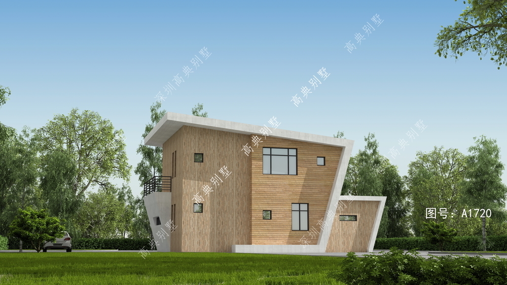 别墅|老家建一栋这样的,现代风格别墅,谁都要会夸赞你一番