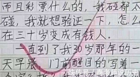 |小学生写的作文太过于“搞笑”，老师评语两个字：有才