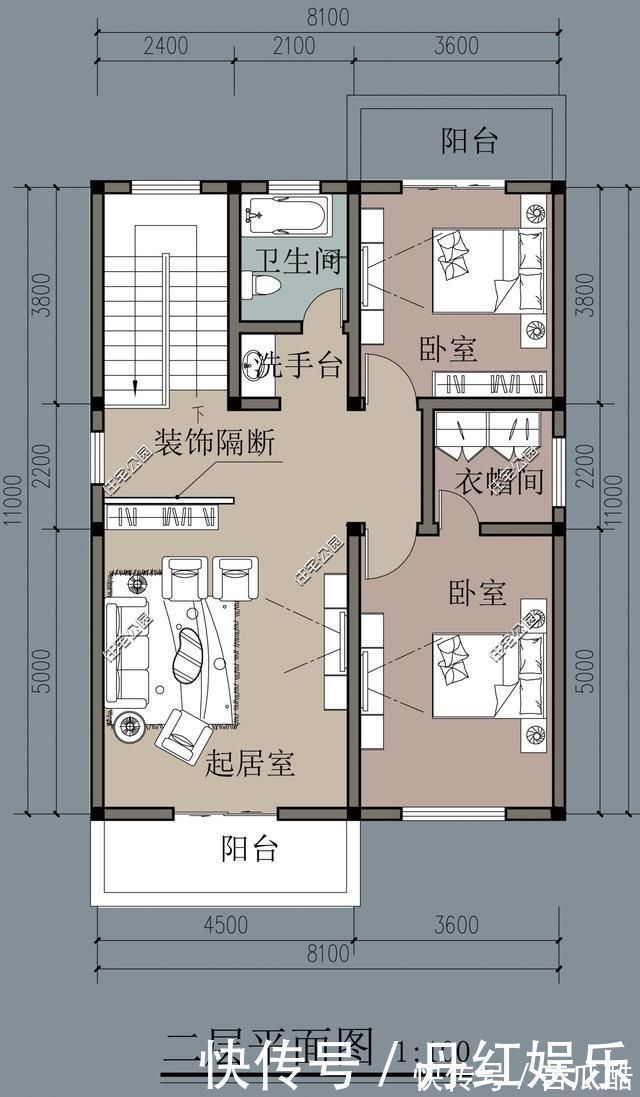 参考造价|精选5套占地100多平的农村户型图，第3套尤其适合东北地区自建