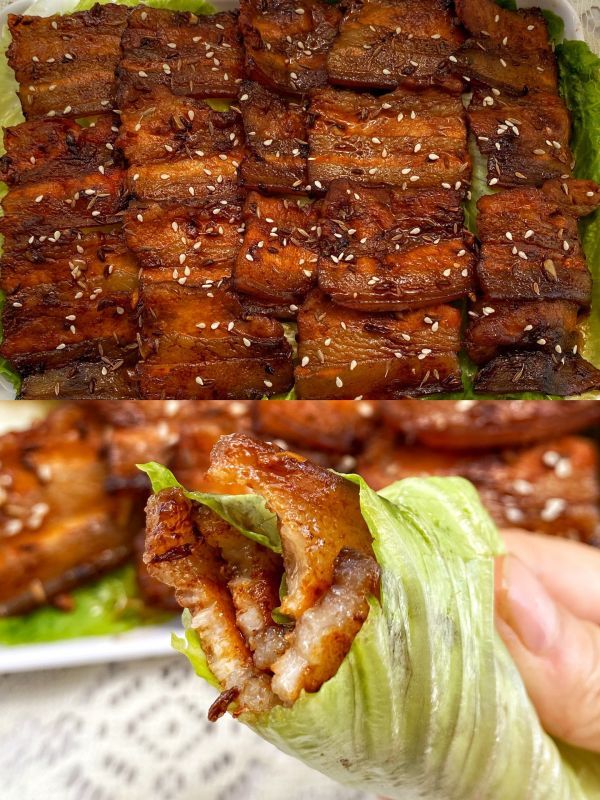 孜然|免烤箱秘制蒜香孜然烤五花肉