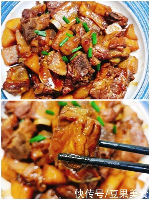 土豆排骨|#巨下饭的家常菜#酱香土豆炖排骨