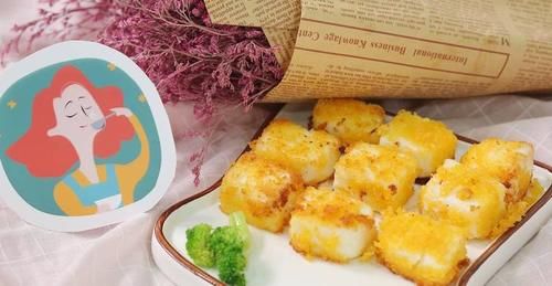 分享|炸好的鲜奶块，今天就为大家分享一个颜值超高超好吃，竟然还有人这样吃牛奶