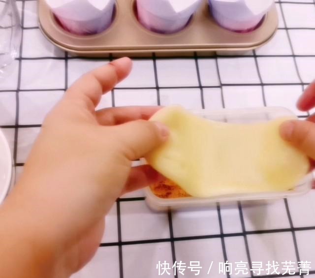 低脂芋泥麻薯盒子，颜色美美哒，好吃又不长胖！