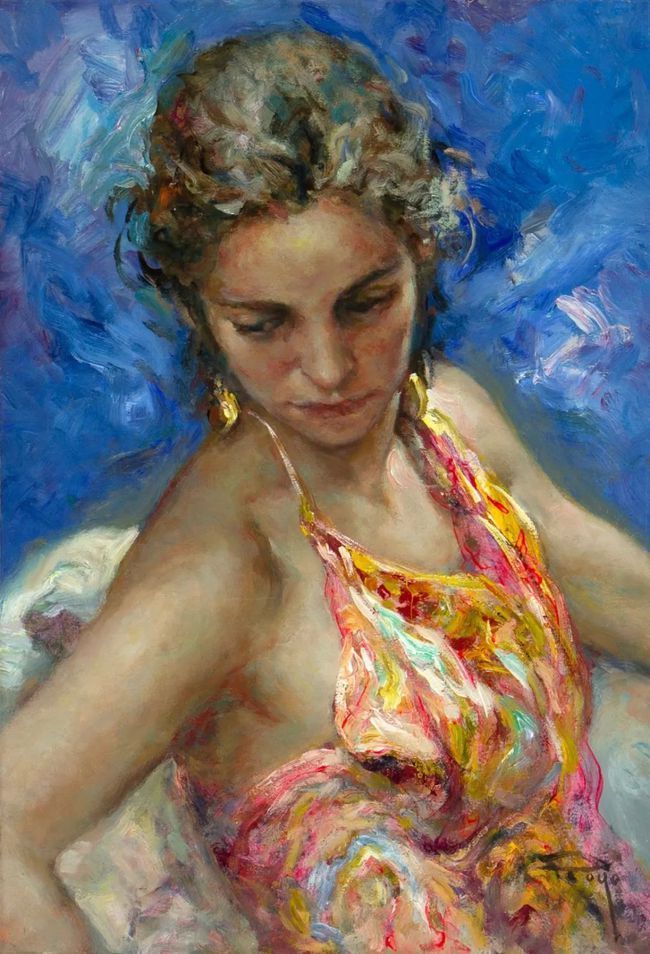 雷诺阿|独特的艺术天赋,他对色彩和纹理戏剧性的使用