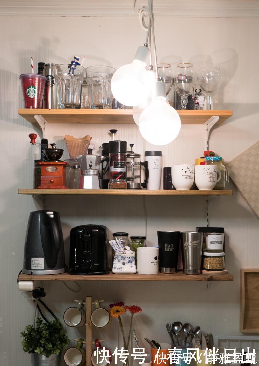 夫妻|丁克夫妻的家56㎡面积不大,舍弃一间卧室改成衣帽间,住着舒服