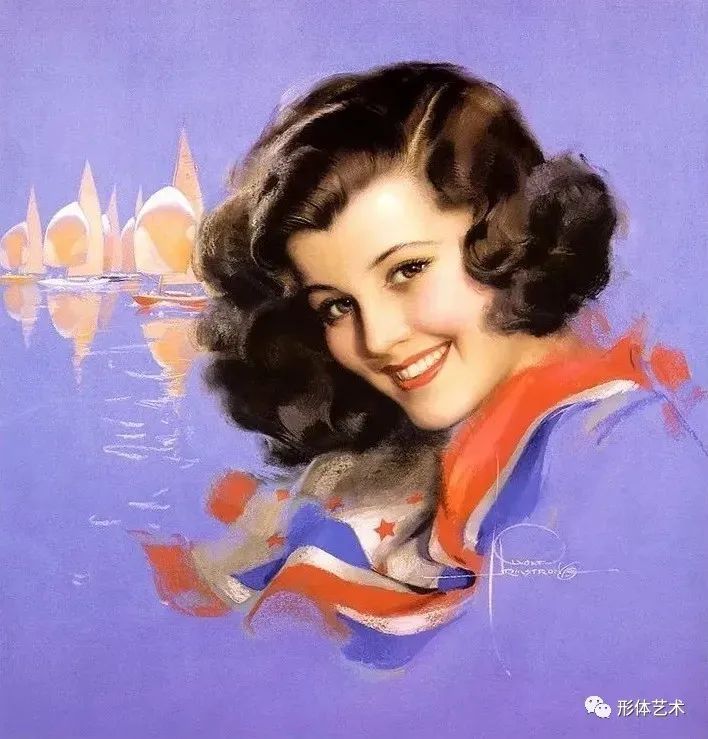 出版物|美国海报插画师 罗尔夫·阿姆斯特朗 唯美插画欣赏