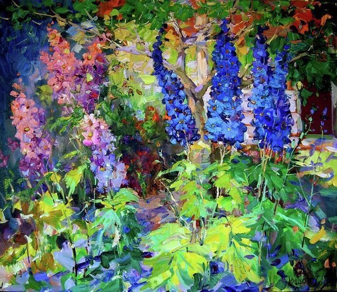 俄罗斯@浓郁的色彩,俄罗斯画家安德烈·米沙金的风景油画(一)