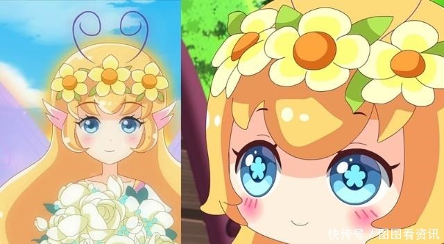 黑化|小花仙主角在拉贝尔大陆和地球上的美照对比,黑化小芬妮很可爱