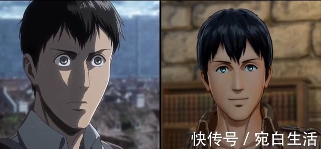 贝特霍尔德|进击巨人动漫游戏画风对比:铠之巨人帅炸,阿尼深刻诠释冰山美人