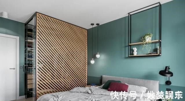 木格栅|108㎡现代简约风三室装修,用这样的木格栅做隔断,好美呀