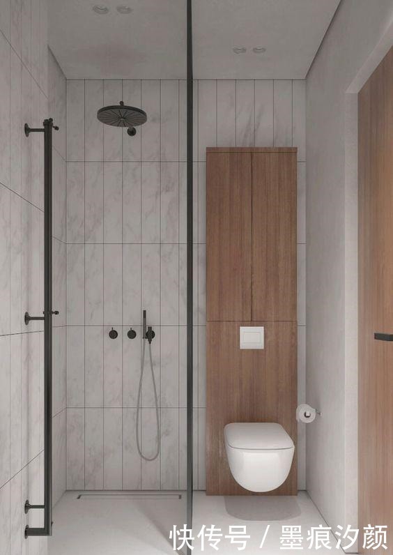 地漏|越来越多的浴室兴这样装!地面铺桑拿板,淋浴喷头做顶上,太漂亮!