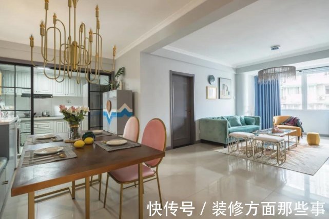 现代|把113㎡不规则的房子,装饰成现代复古华丽舒适之家