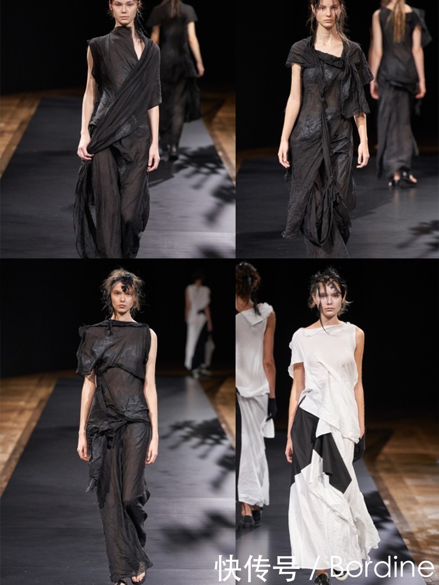 Yohji Yamamoto（山本耀司）2021春夏，层次很丰富，时尚的解构设计