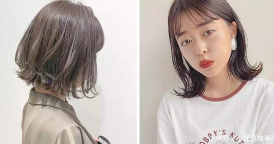 2019流行层次短发发型图片女 带层次的齐肩短发发型