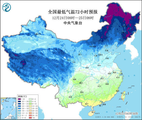 冻哭警告！年末寒潮将横扫我国降温直抵海南 南方多地迎初雪