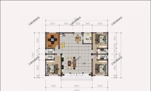 别墅|新中式别墅经久耐看有韵味,二层三层设计挑空客厅美观又大气