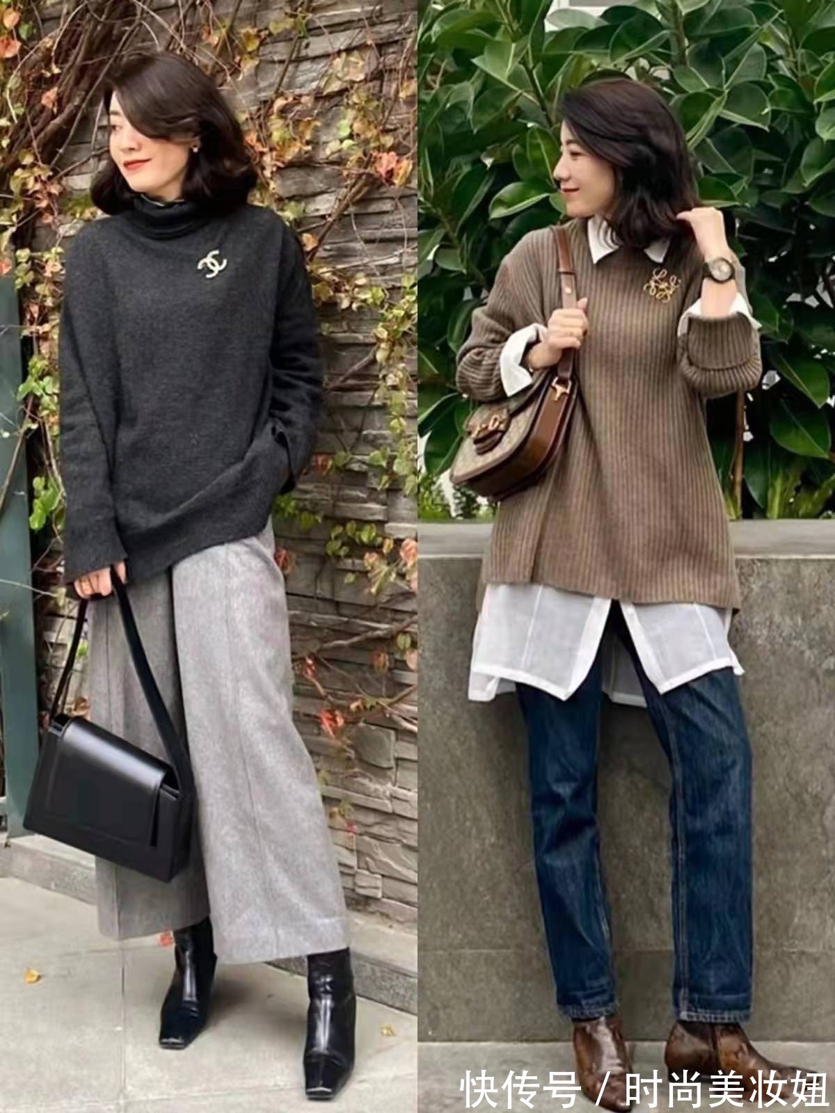 双腿|50岁的女人脱掉“大妈装”吧,学学这些气质穿搭,减龄又高级