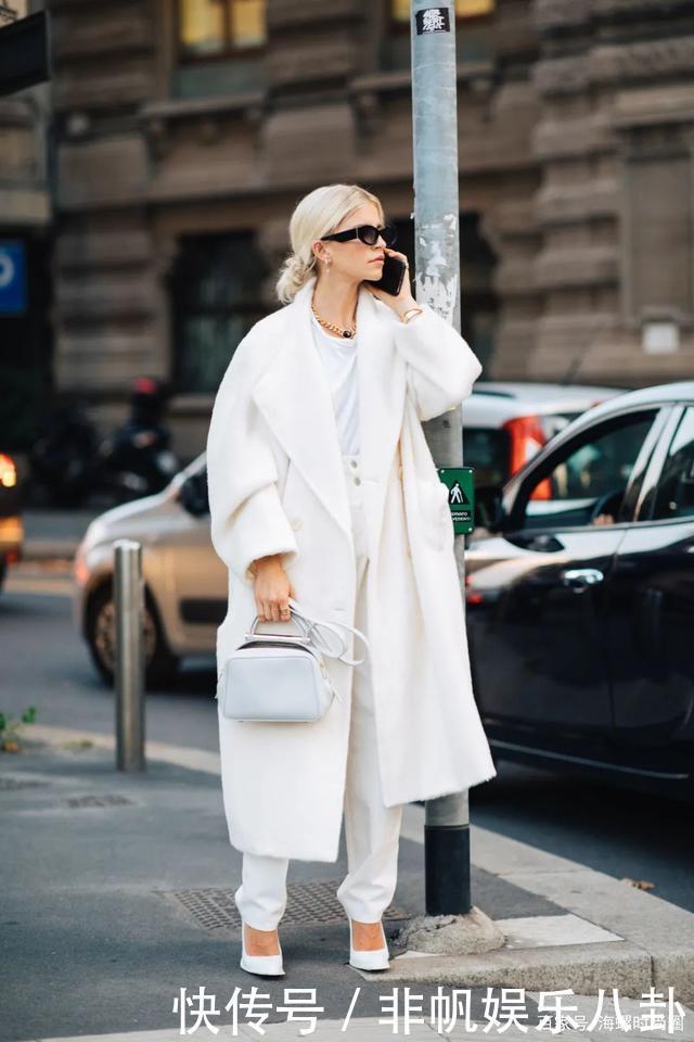 大衣,还是白色最气质!