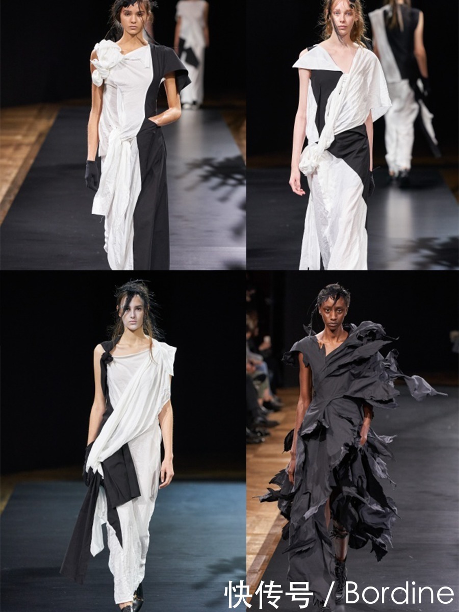 Yohji Yamamoto（山本耀司）2021春夏，层次很丰富，时尚的解构设计