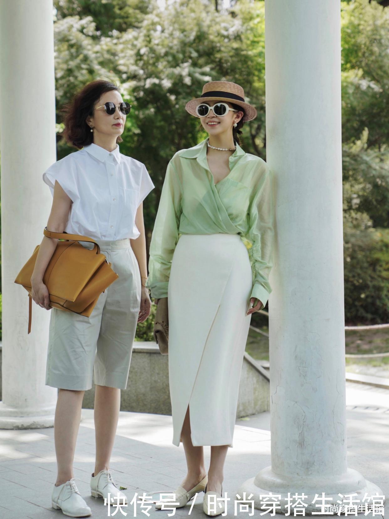 穿搭|优雅地老去,也是一种美感!三木妈妈夏季穿搭,优雅又减龄