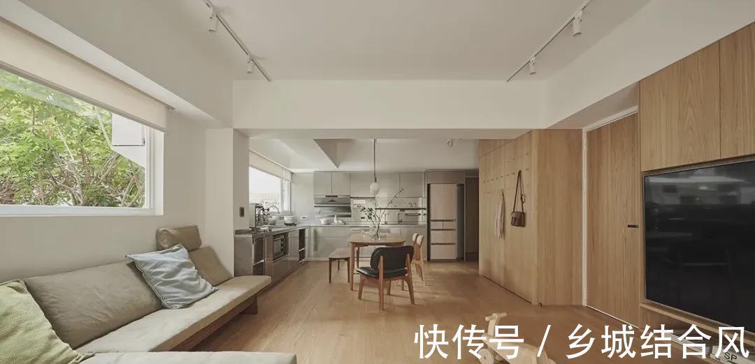 齐家云云|装过不少原木风,但见过最舒适的还是他家,120㎡五口之家,实用