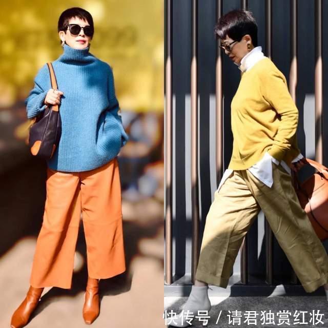 减龄 60岁阿姨比三木妈妈还时髦,“无龄感”穿搭减龄又洋气,值得借鉴