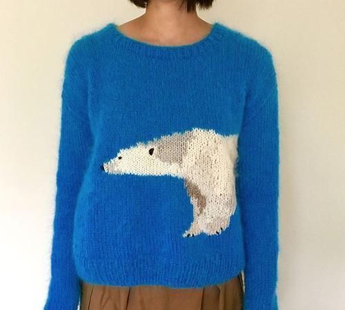 编织|把编织玩出新创意,棒针、钩针结合起来,提花也能用钩针表现