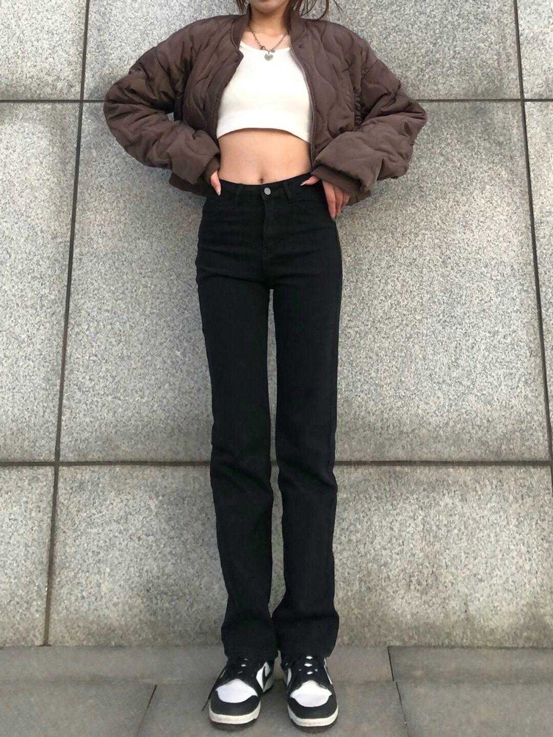 时尚 无论怎么穿,还是黑裤子百搭,不仅时尚,而且还显瘦