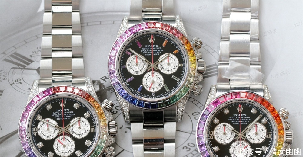 机芯|N厂4130机芯劳力士镶钻彩虹迪通拿完整评测