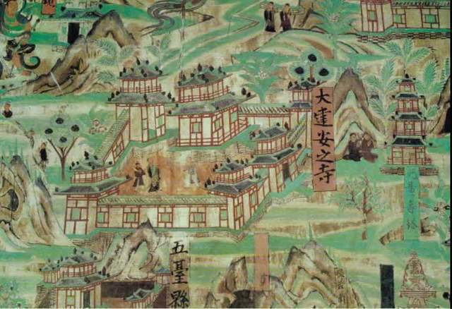敦煌莫高窟|画中有话|丹楹刻桷 层台累榭