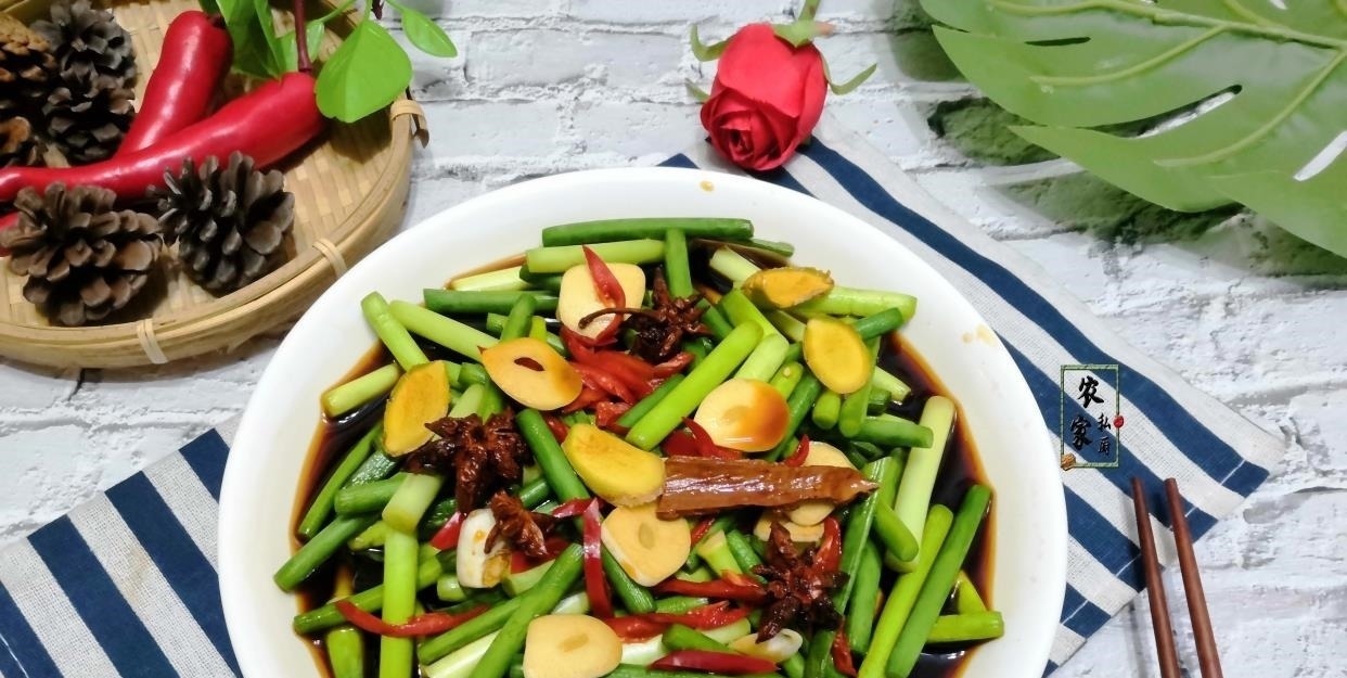 腌蒜苔|黃磊做韓式腌蒜苔,何炅驚叫:好吃!曬黃磊同款做法火了朋友圈!