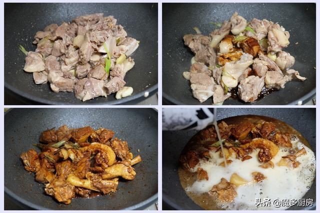 不粘锅|晒晒母女三人的晚餐，一荤一素营养健康，做法简单味道香，好吃