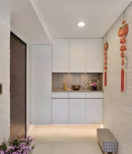 玄关|100平两居室玄关温馨迷人，客厅是亮点，原来还可以这么装