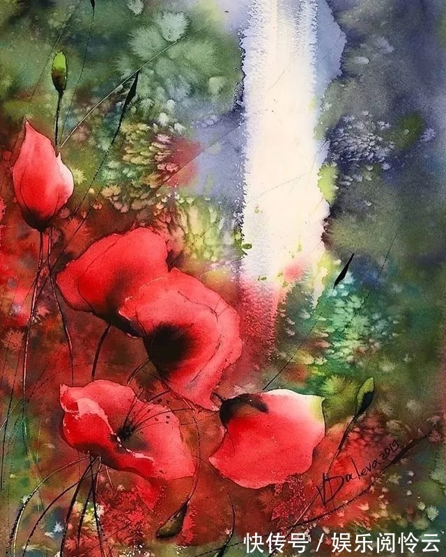 屏保$充满仙气的水彩画，每一张都可以用来做屏保！