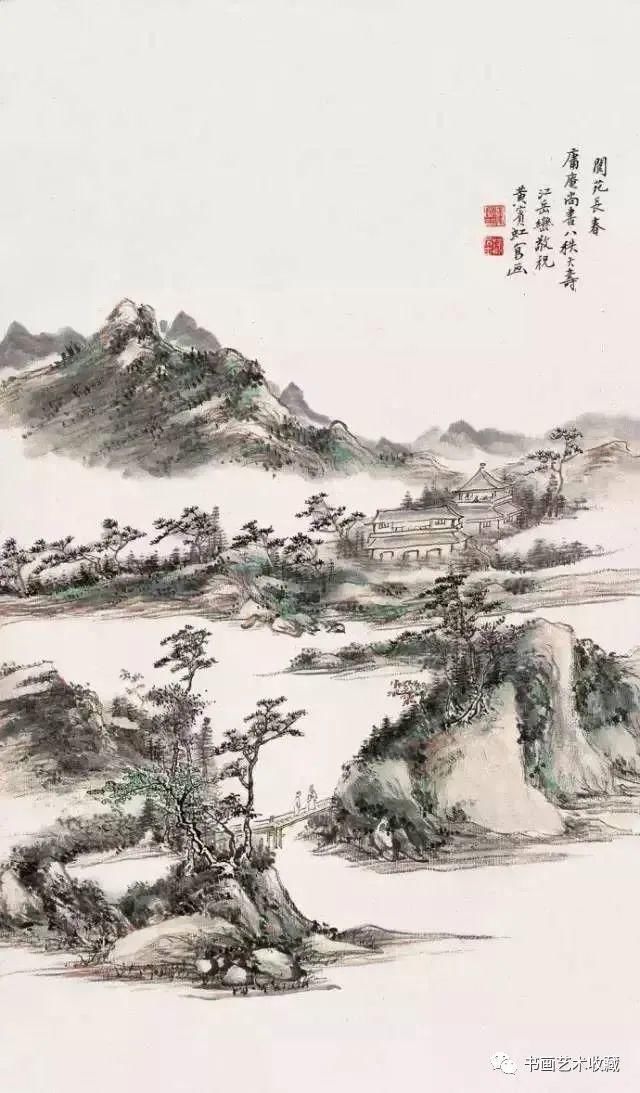 山水画#名家 黄宾虹最美的山水画60幅，浑厚华滋，意境深邃，赏心悦目！