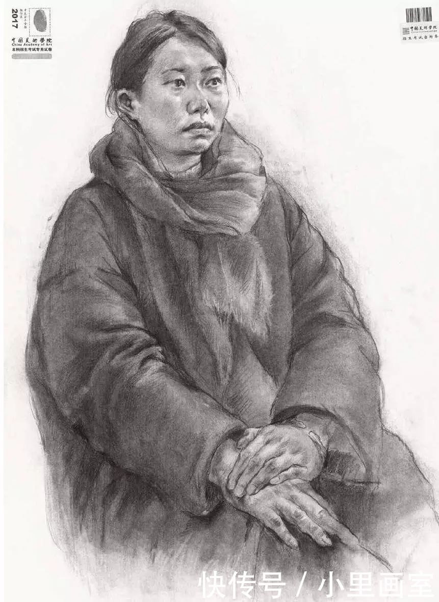 以横构图形|中国美院初试素描考什么?看了你就知道(附近年素描高分卷)