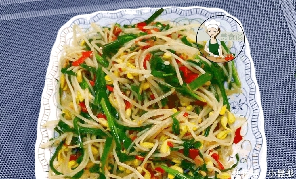 黄豆芽|冷天没胃口吃饭, 我炒了这素菜, 清香脆嫩, 立马胃口大开, 吃撑了