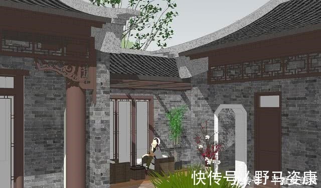 游廊!他花了69万,在村里建造了一座四合院,完工后,邻居都羡慕了