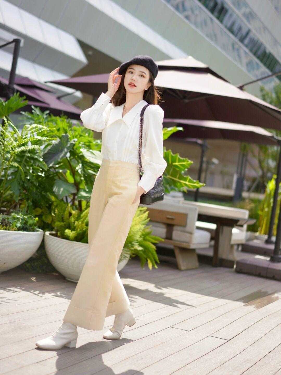 乐福鞋|喜欢拖地西装裤的小仙女们集合了!与这几双鞋子搭配,超级显脚小