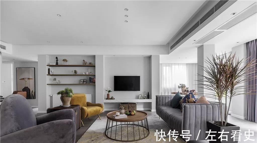 轻奢风|140平户型,现代轻奢风,精致又舒适