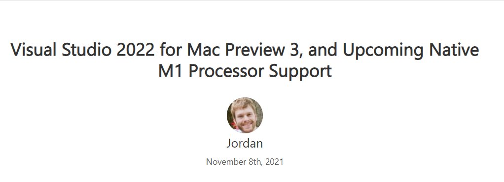 m1|微软 Visual Studio 2022 for Mac 预览版 3 发布