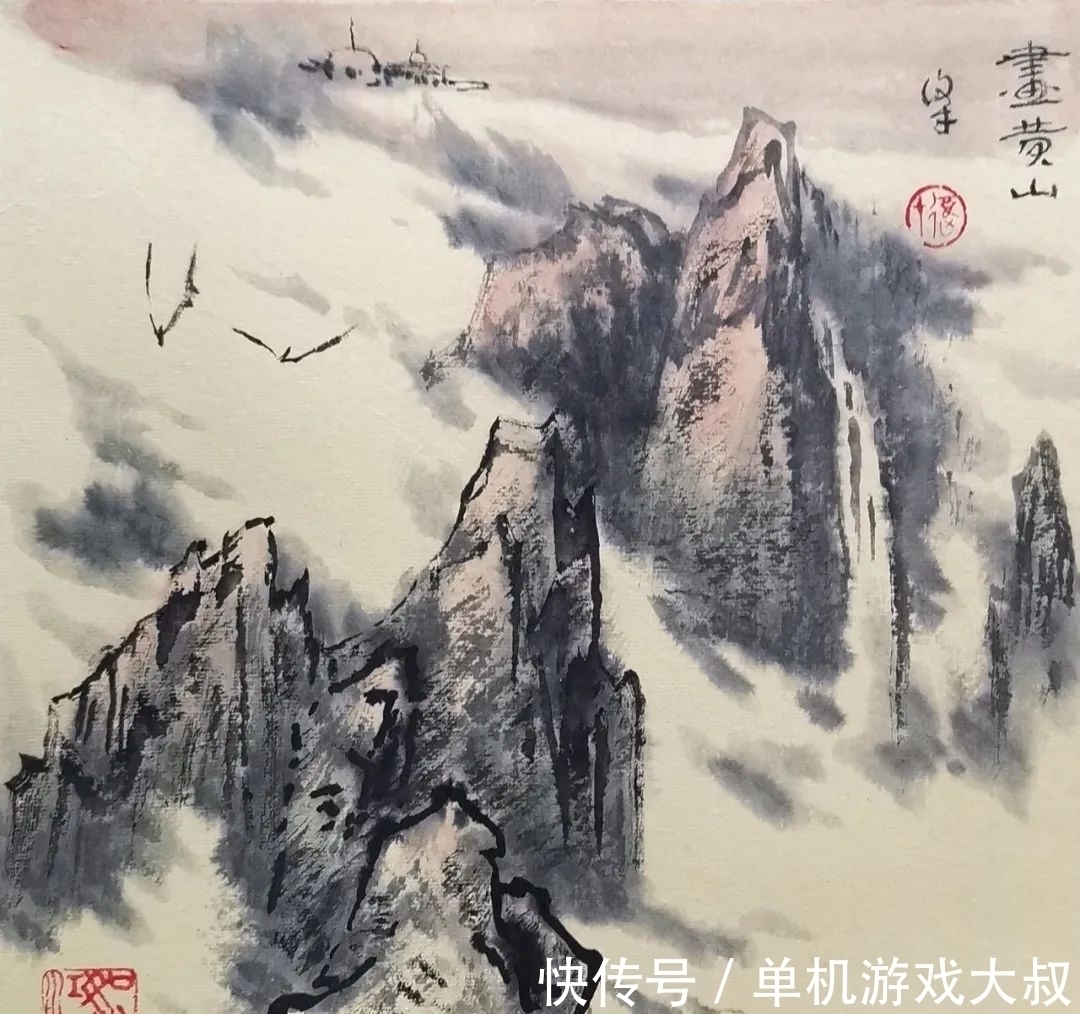 时令#美术研究|中国山水画技法讲座:时令与气候的画法