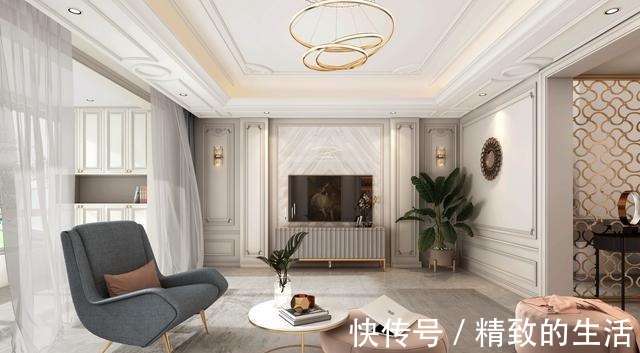 布置|168㎡现代轻奢，粉和绿等元素的润色，让居住环境活泼又优雅！